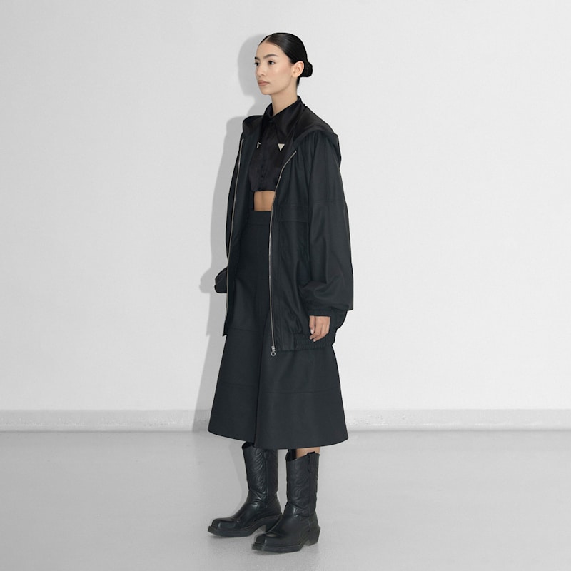 Thumbnail of Oversized Leather Jacket image