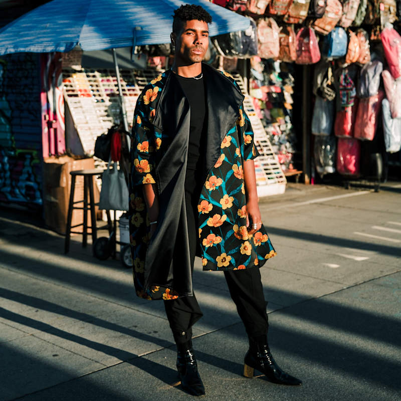 Reversible Opera Coat In Zaza | byVINNIK | Wolf & Badger