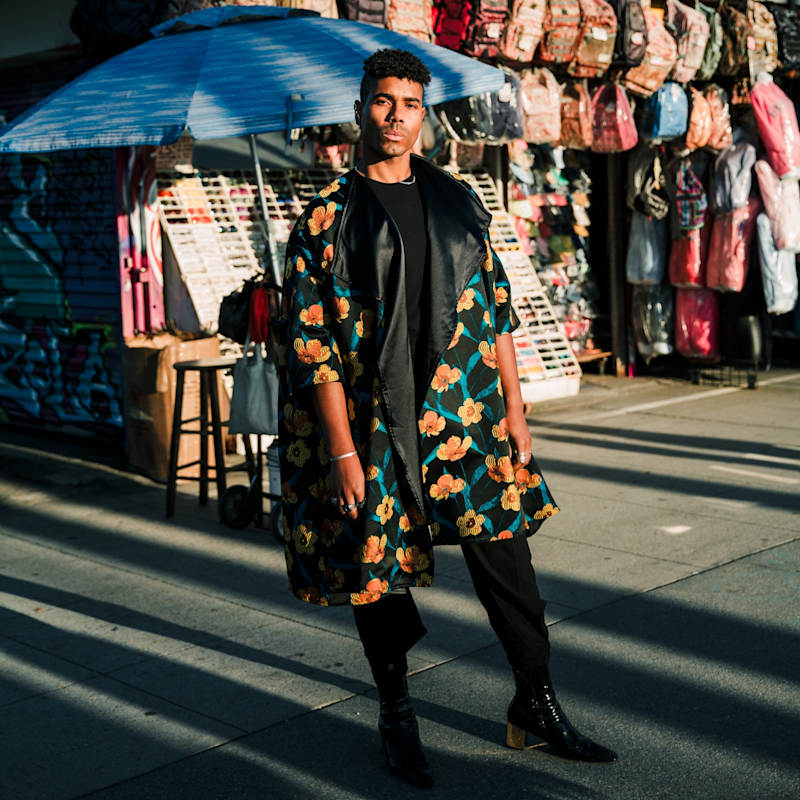 Reversible Opera Coat In Zaza | byVINNIK | Wolf & Badger