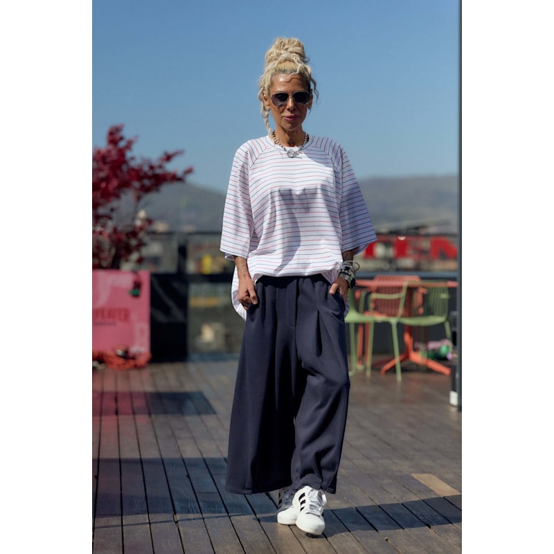 Thumbnail of Set Of Two Oversized Striped T-Shirts One Size image