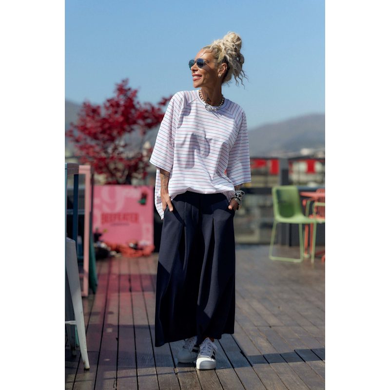 Thumbnail of Set Of Two Oversized Striped T-Shirts One Size image