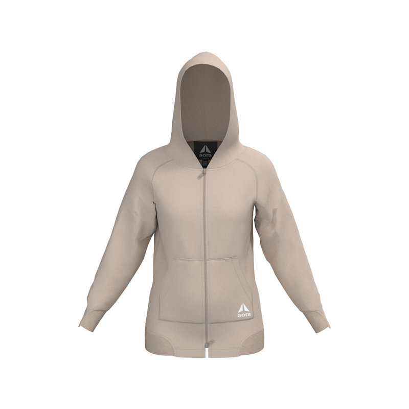 Thumbnail of Oversized Eco-Friendly Zipper Hoodie For Women – Grey Sustainable Cozy Sweatshirt With Relaxed Fit And Durable Fabric – Versatile Activewear And Casual Hoodie For Layering, Pre-Workout, Post-Workout, Athleisure, Travel, Gym, And Everyday Comfort image