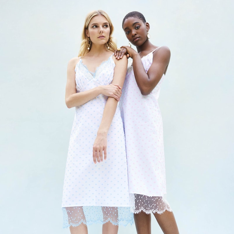 Thumbnail of Pink Spot Tulle Côte D’Azur Slip Dress image