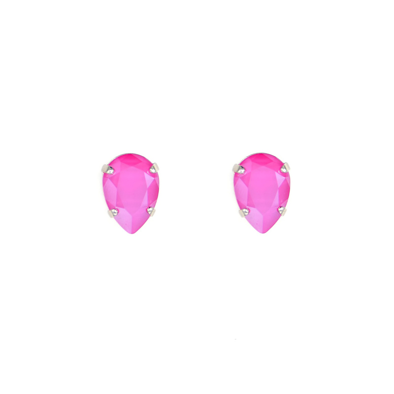 Thumbnail of Drop Stud Earrings In Peony Pink image