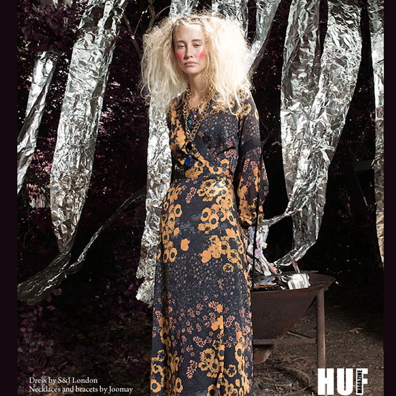 Thumbnail of Flower Print Wrap Dress image