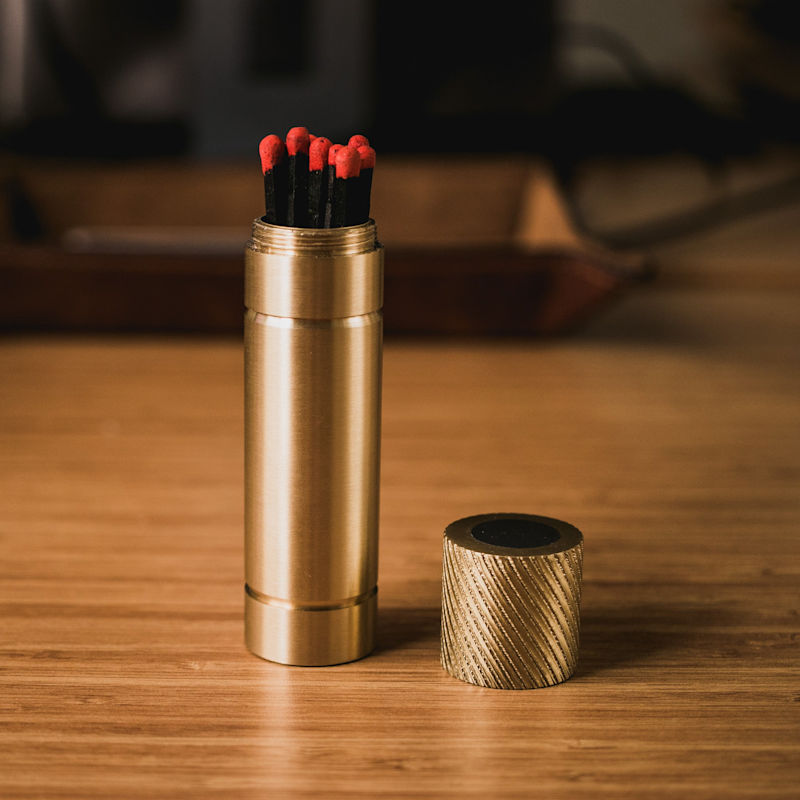 Thumbnail of Brass Match Safe image