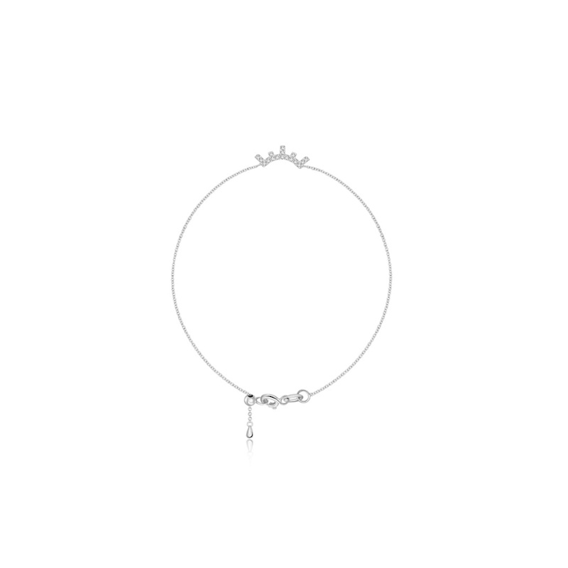 Thumbnail of 18K White Gold Eyelash Shape Diamond Bracelet image
