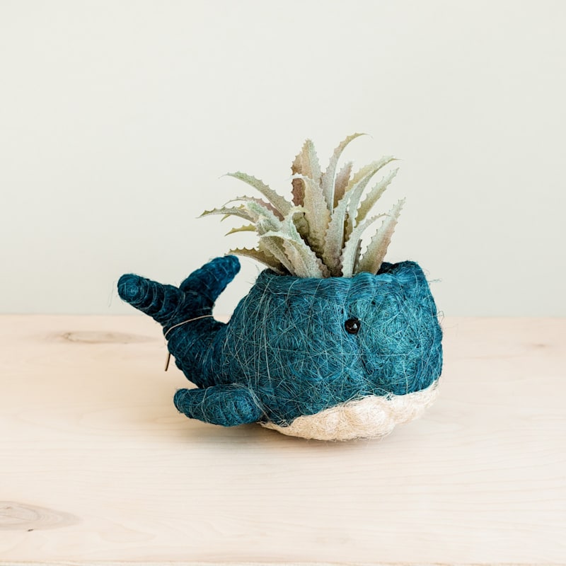 Thumbnail of Whale Animal Planter - Natural Indoor Plant Pot image