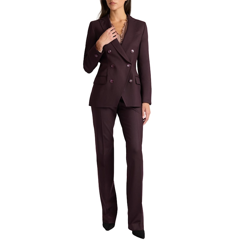 Thumbnail of Paco Double-Breasted Six-Button Jacket In Wool Stretch. image