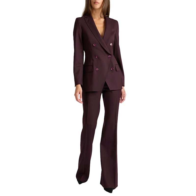 Thumbnail of Paco Double-Breasted Six-Button Jacket In Wool Stretch. image