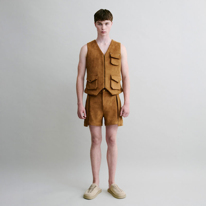 Thumbnail of Padded Suede Gilet image
