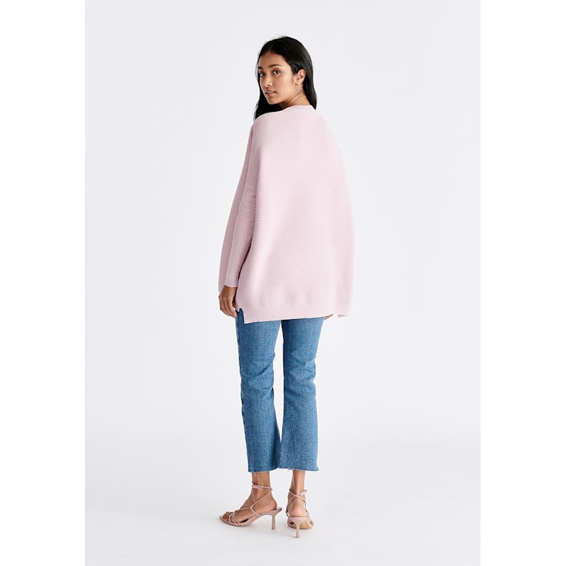 Thumbnail of Paisie Ribbed Jumper In Light Purple image