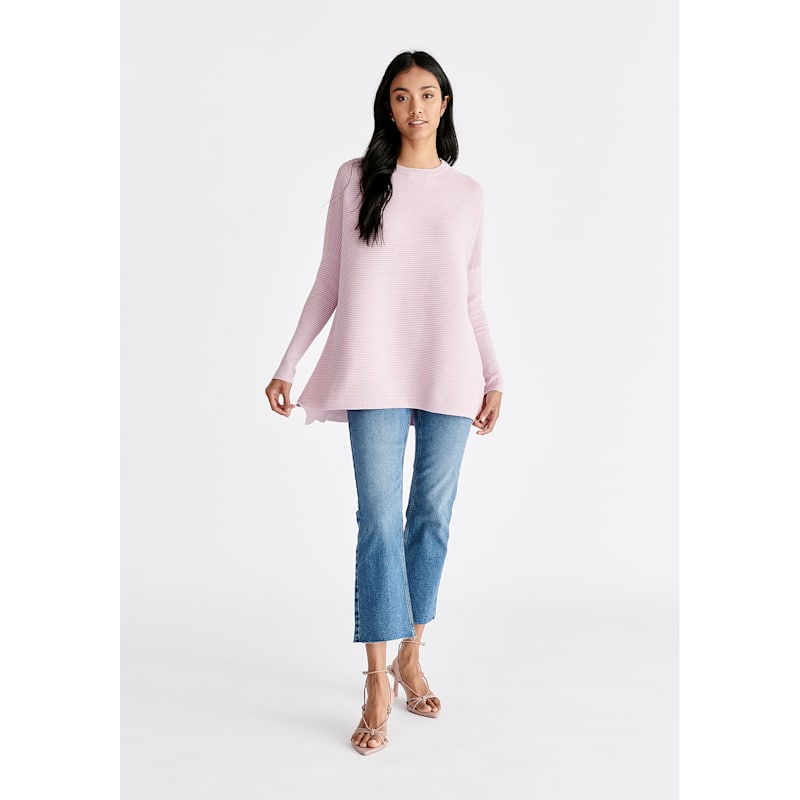 Thumbnail of Paisie Ribbed Jumper In Light Purple image