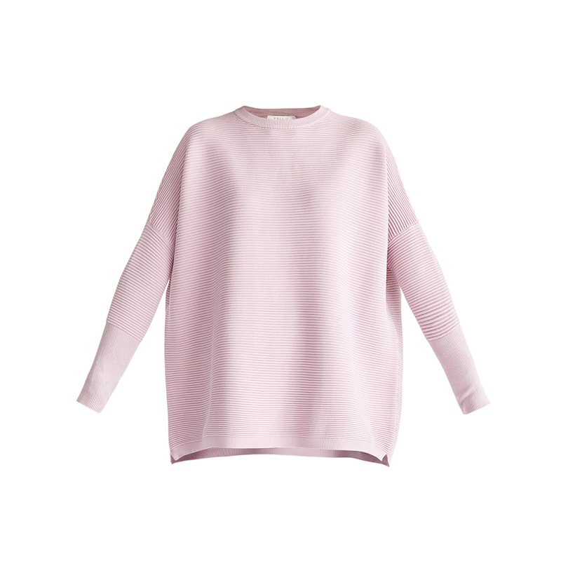 Thumbnail of Paisie Ribbed Jumper In Light Purple image