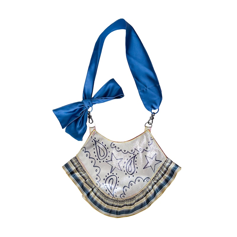 Thumbnail of Paisley Dream Silver Leather Bag image