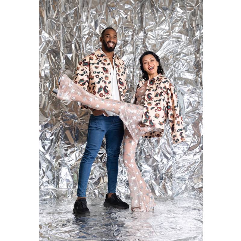 Unisex Paisley Print Denim Jacket W | Janara Jones | Wolf & Badger