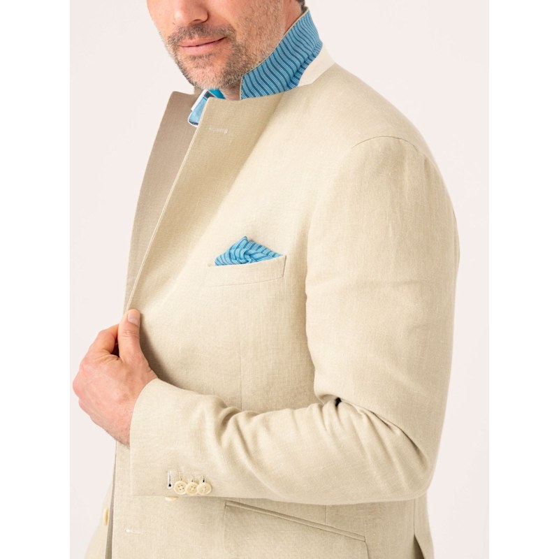 Thumbnail of Pale Beige Linen Blazer image