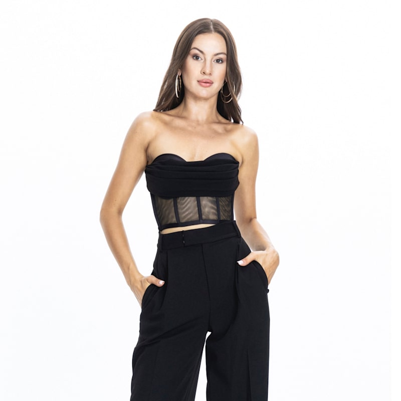 Thumbnail of Palermo Corset Top Black image