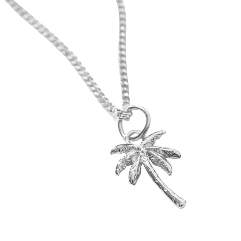 Thumbnail of Palm Tree Necklace Silver image