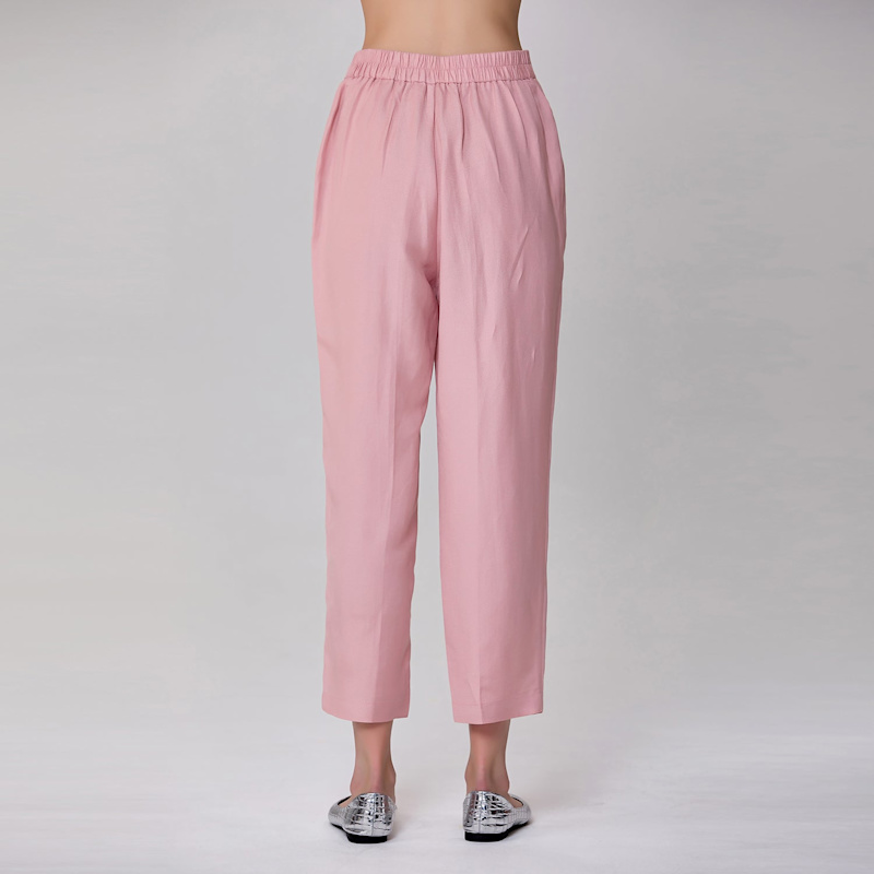 Thumbnail of Straight Linen Pants - Light Pink image