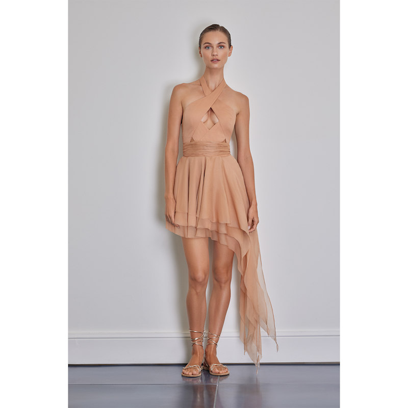 Thumbnail of Pantha Silk Dress - Nude image