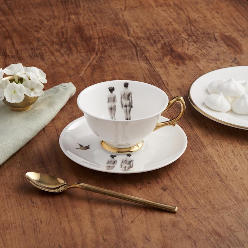 Thumbnail of Models Bone China Teacup & Saucer image