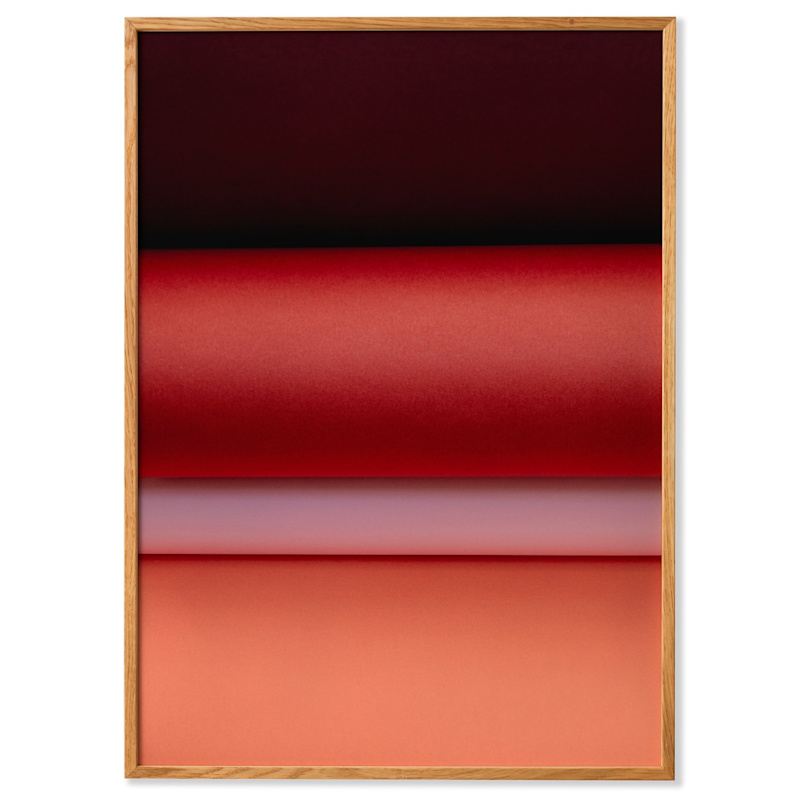 Thumbnail of Paper Curves - Warm - Nr. One - Art Print image