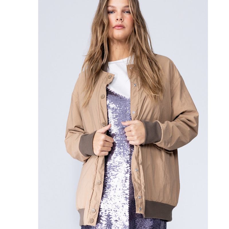 Thumbnail of Parachute Reversible Bomber - Latte Brown image