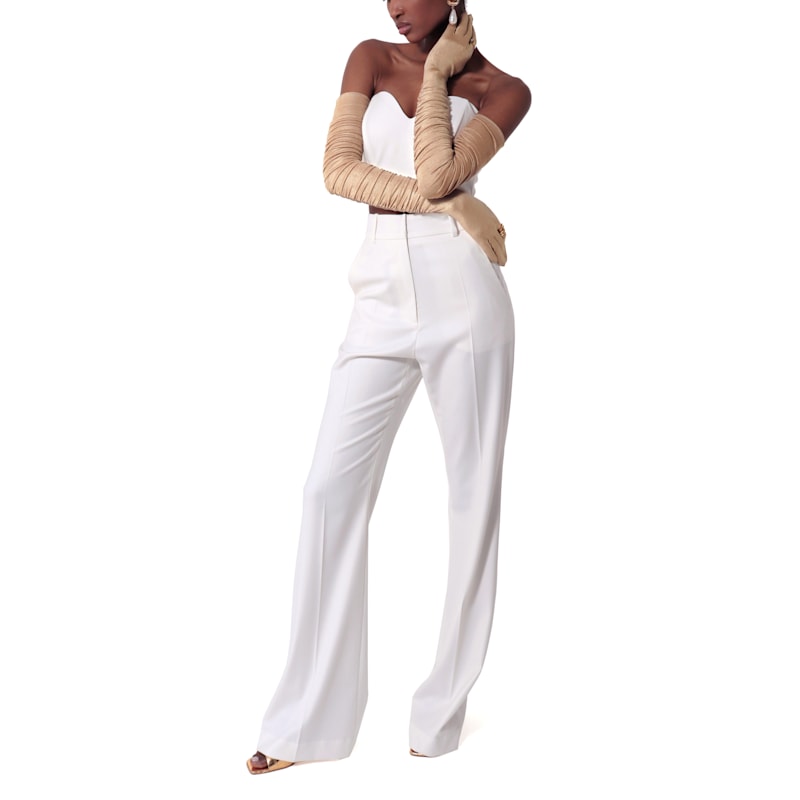 Thumbnail of Paris Gold Long Draped Gloves image