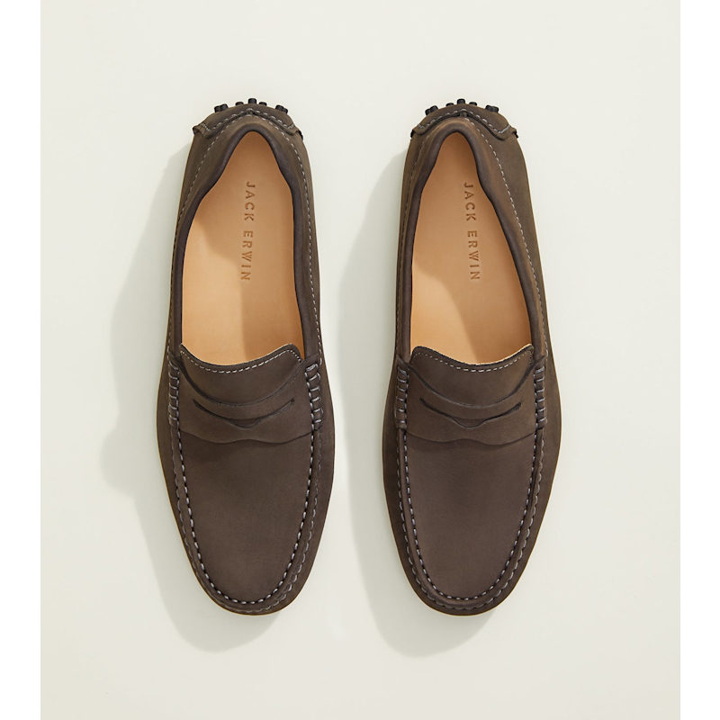 Thumbnail of Parker Driving Loafer - Navy Suede image