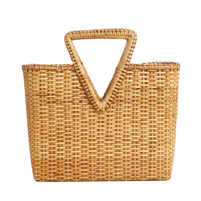 Thumbnail of Paros Basket Bag with Triangle Handles image