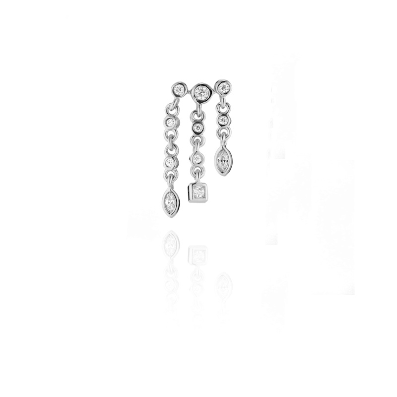 Thumbnail of Paros Illusion Earrings Silver image