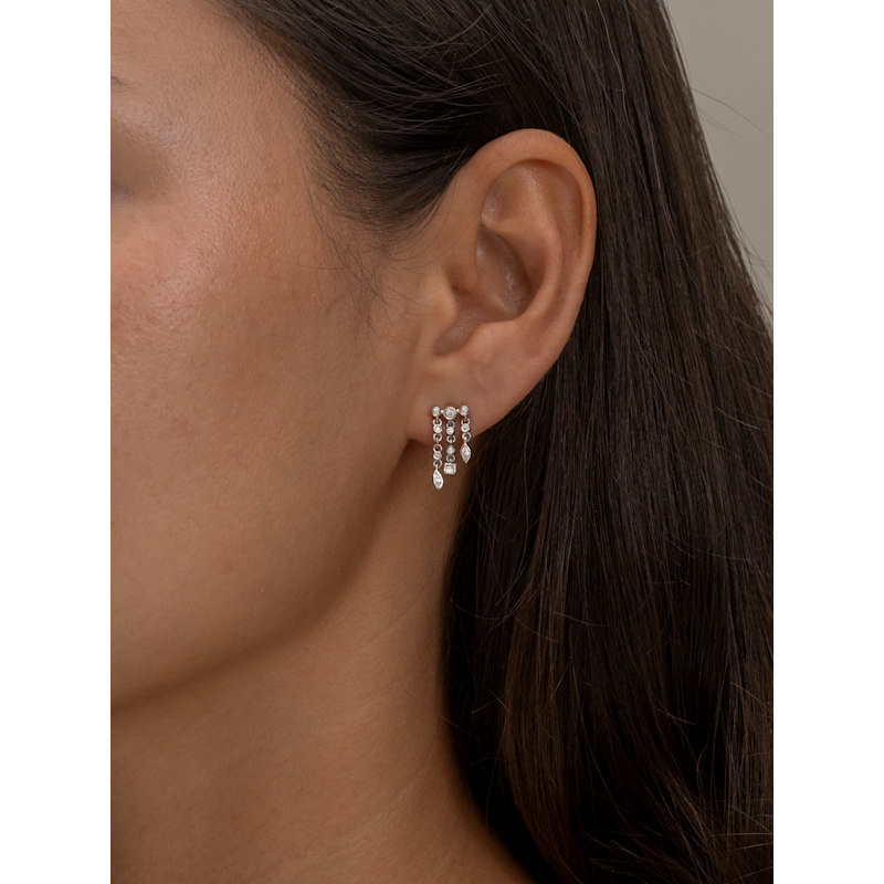 Thumbnail of Paros Illusion Earrings Silver image