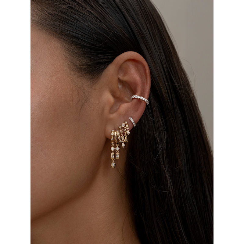 Thumbnail of Paros Illusion Earrings Silver image