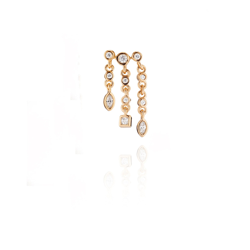 Thumbnail of Paros Illusion Earrings Silver image