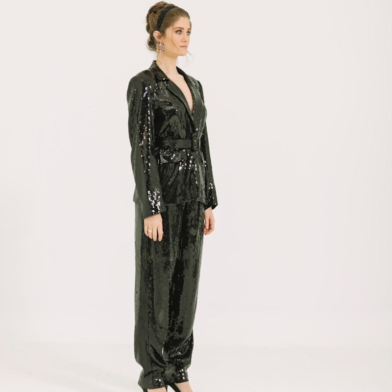 Thumbnail of Party Sequin Blazer & Sequin Trouser Set image