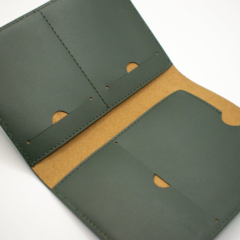 Thumbnail of Handmade Full-Grain Leather Passport Cover – Slim Travel Wallet image