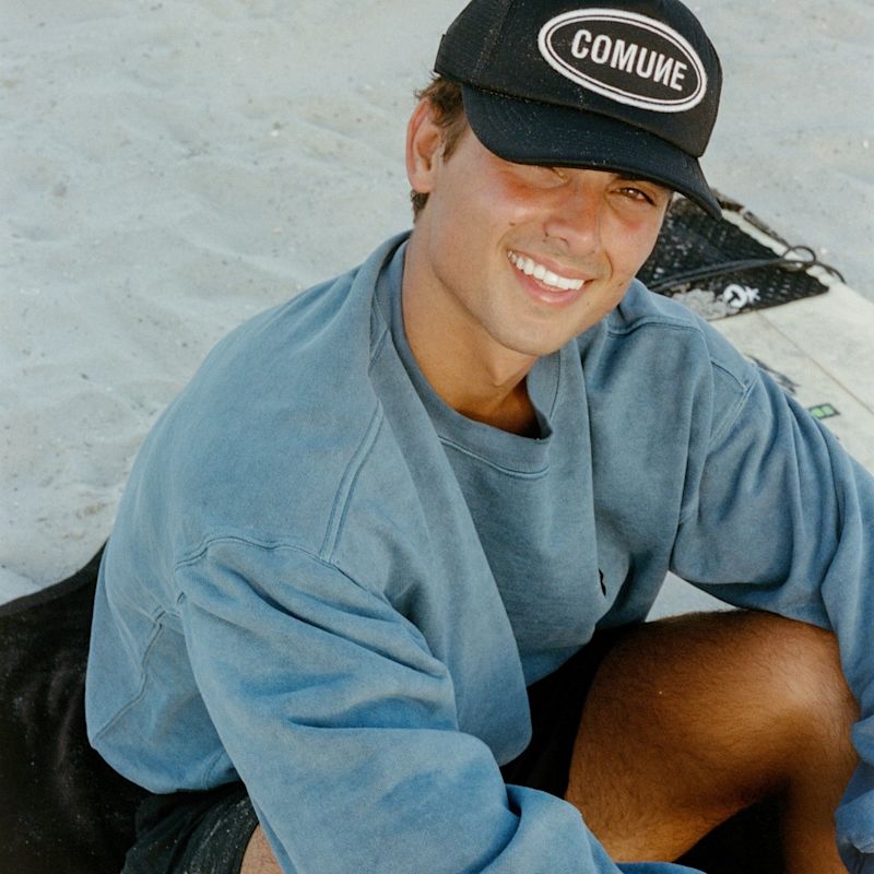 Patch Active Trucker Hat - Black | COMUNE | Wolf & Badger