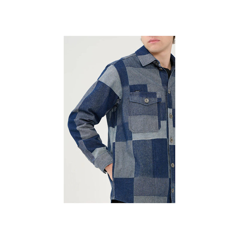 Thumbnail of Patchwork Denim Overshirt image