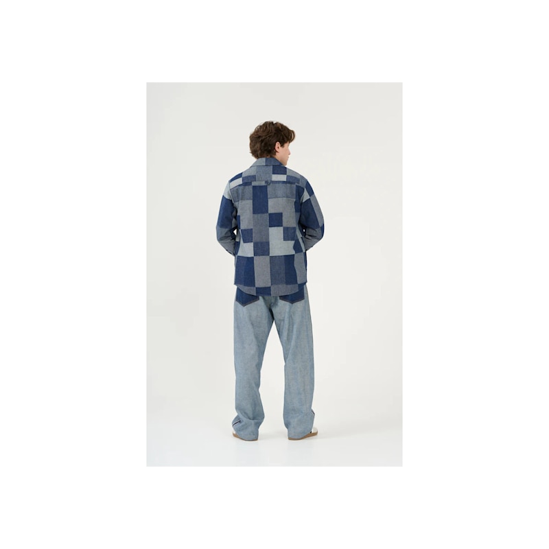 Thumbnail of Patchwork Denim Overshirt image