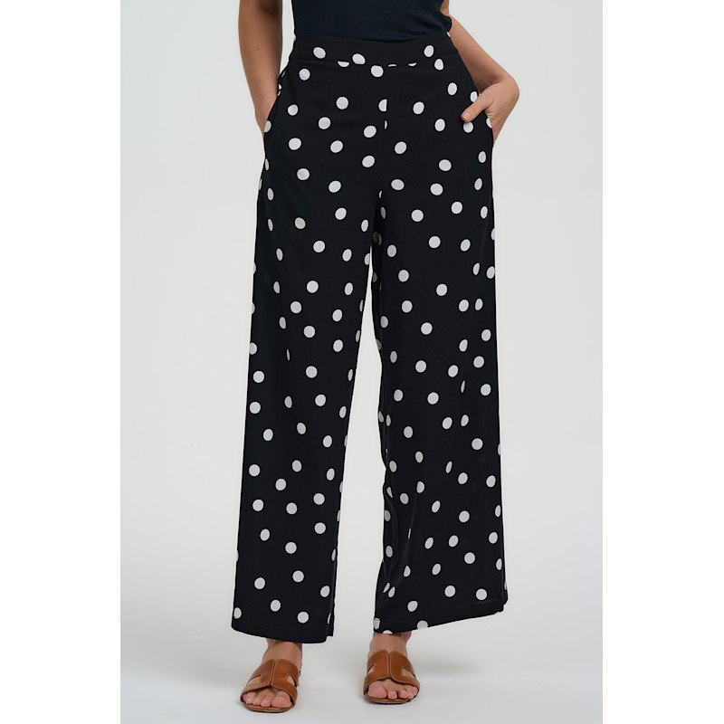 Thumbnail of Patsy Palazzo Trousers Monochrome, Polka Dot image