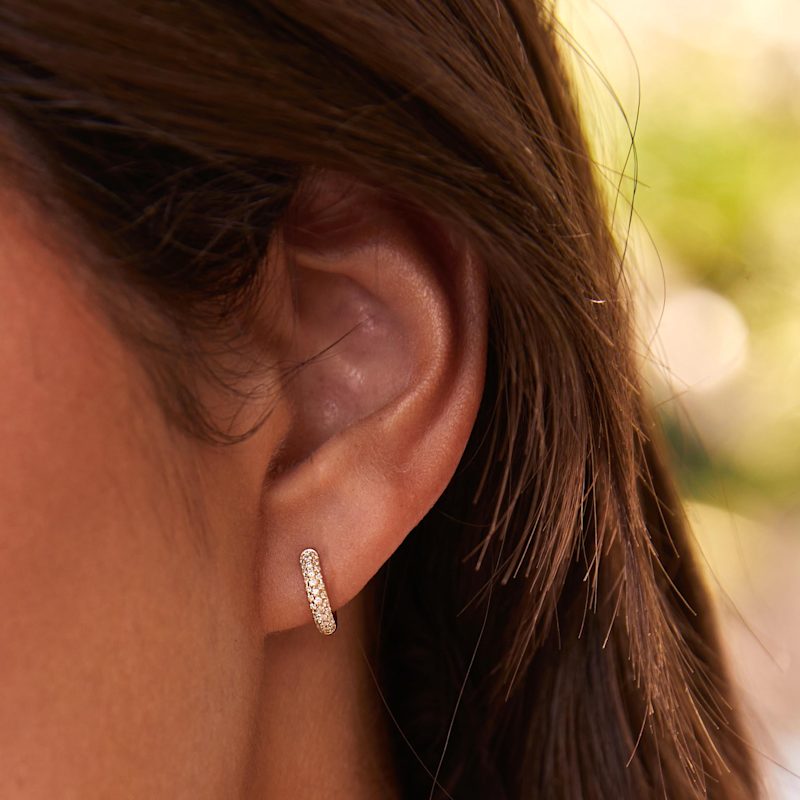 Thumbnail of Pavé Huggie image