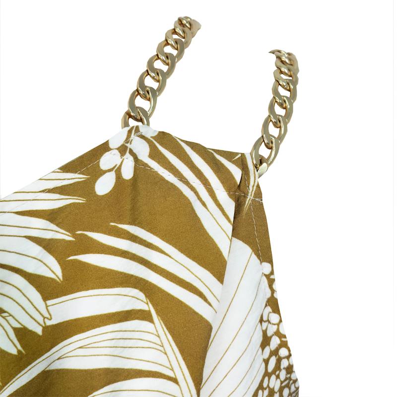 Thumbnail of Paved With Gold Tropical Print Top image