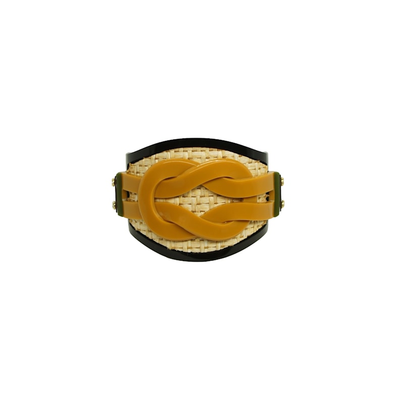 Thumbnail of Handmade Acrylic Bracelet Ybyra Black image