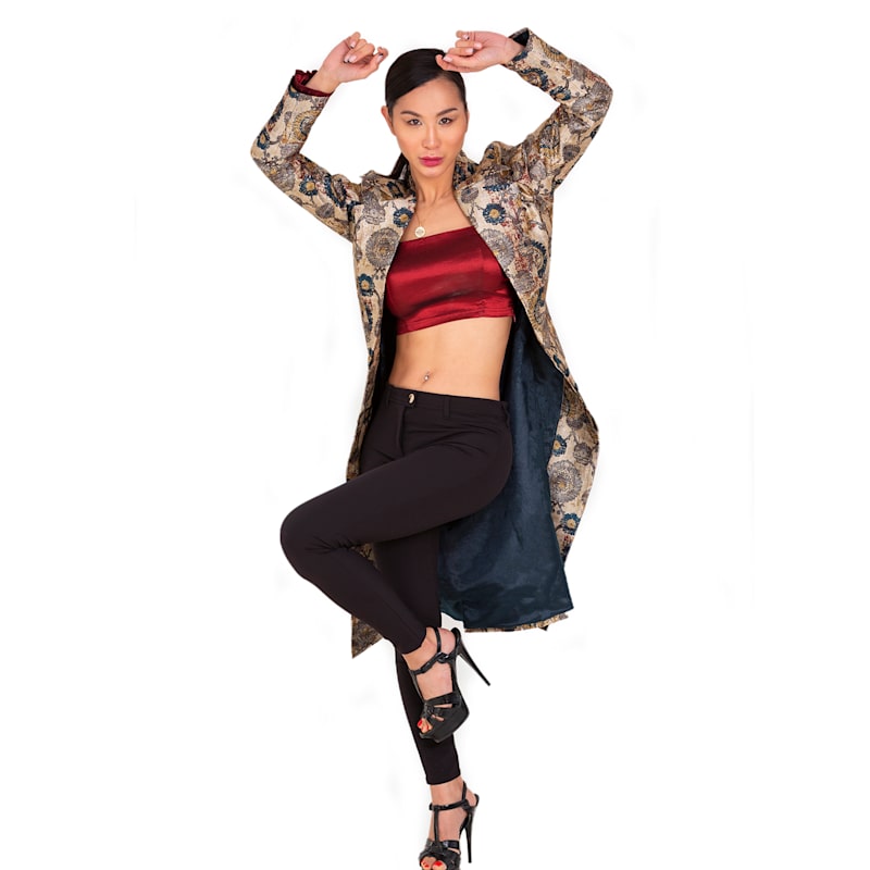 Thumbnail of Timeless Elegance - Trench Coat In Wild Silk image