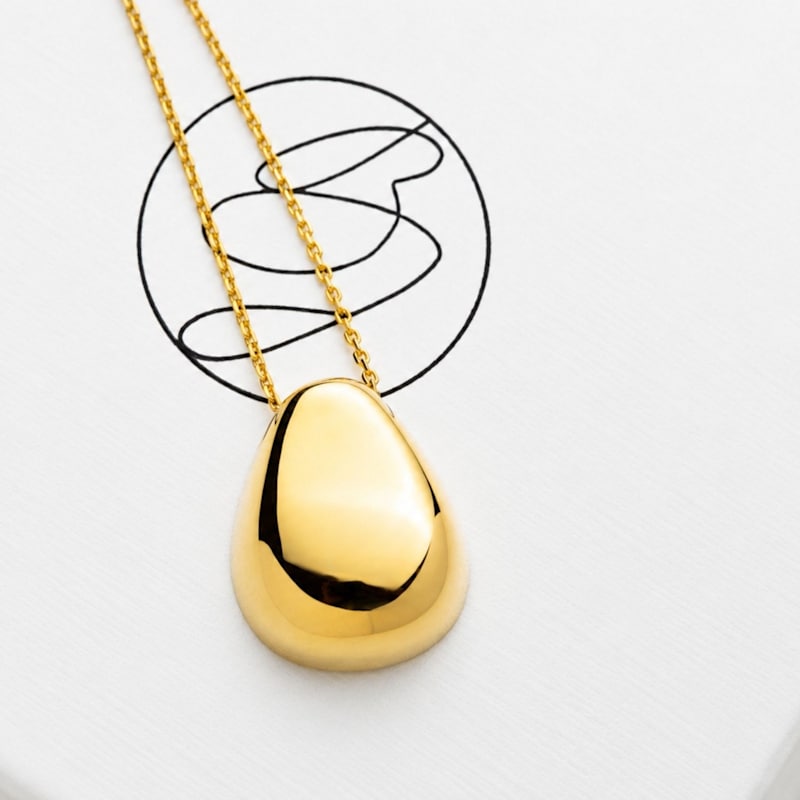 Thumbnail of Pebble Pendant Necklace image