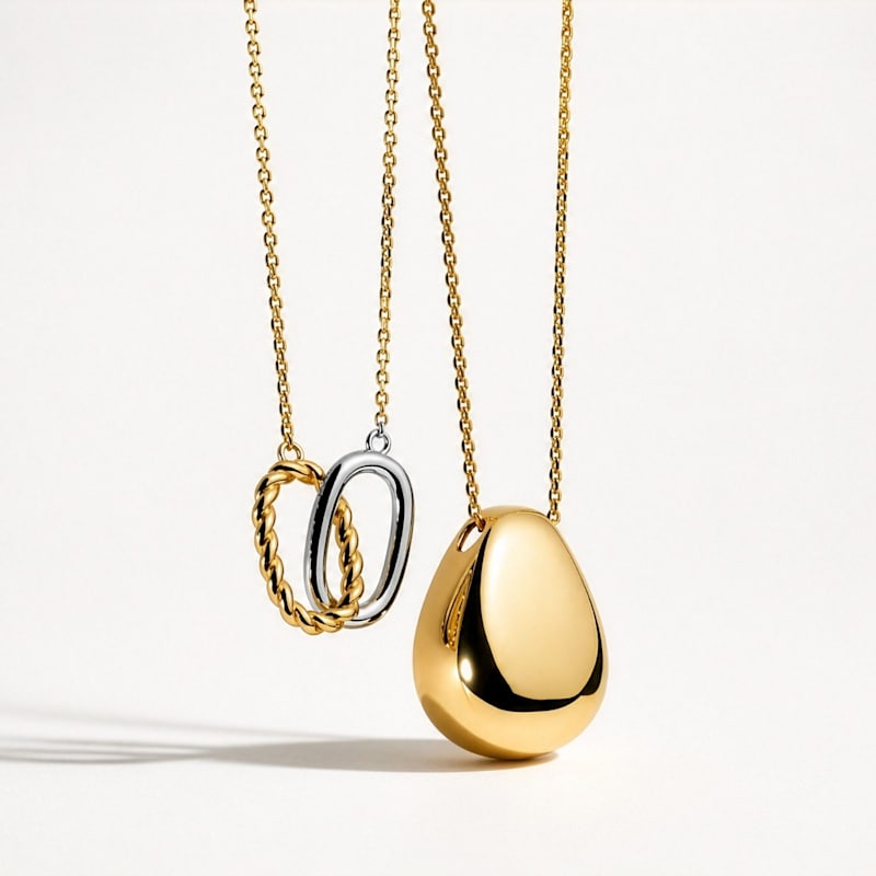 Thumbnail of Pebble Pendant Necklace image