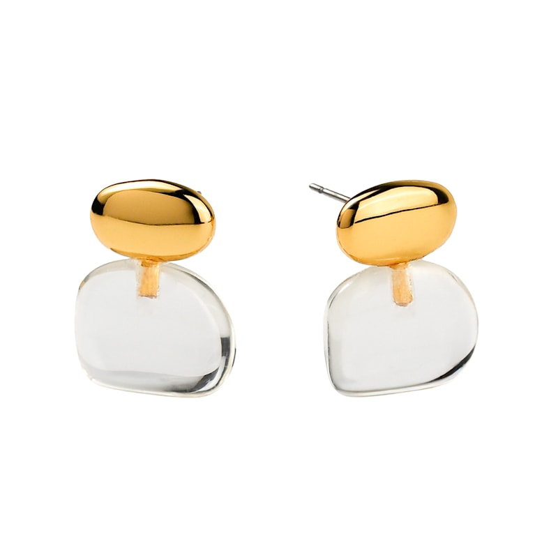 Thumbnail of Pebble Stack Studs Gold image