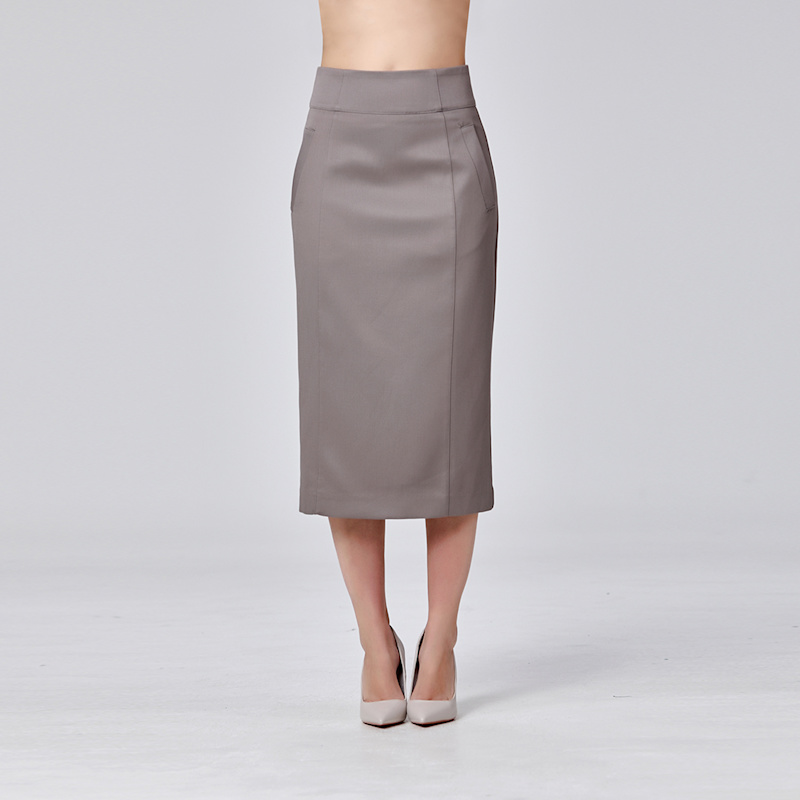 Thumbnail of Pencil Tailor Skirt - Grey image