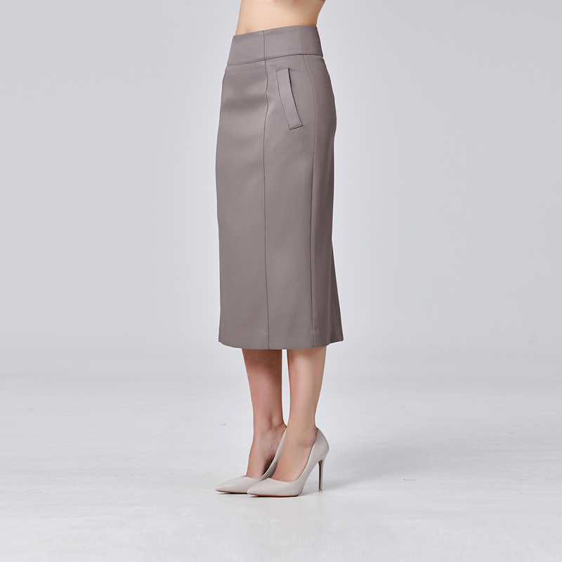 Thumbnail of Pencil Tailor Skirt - Grey image
